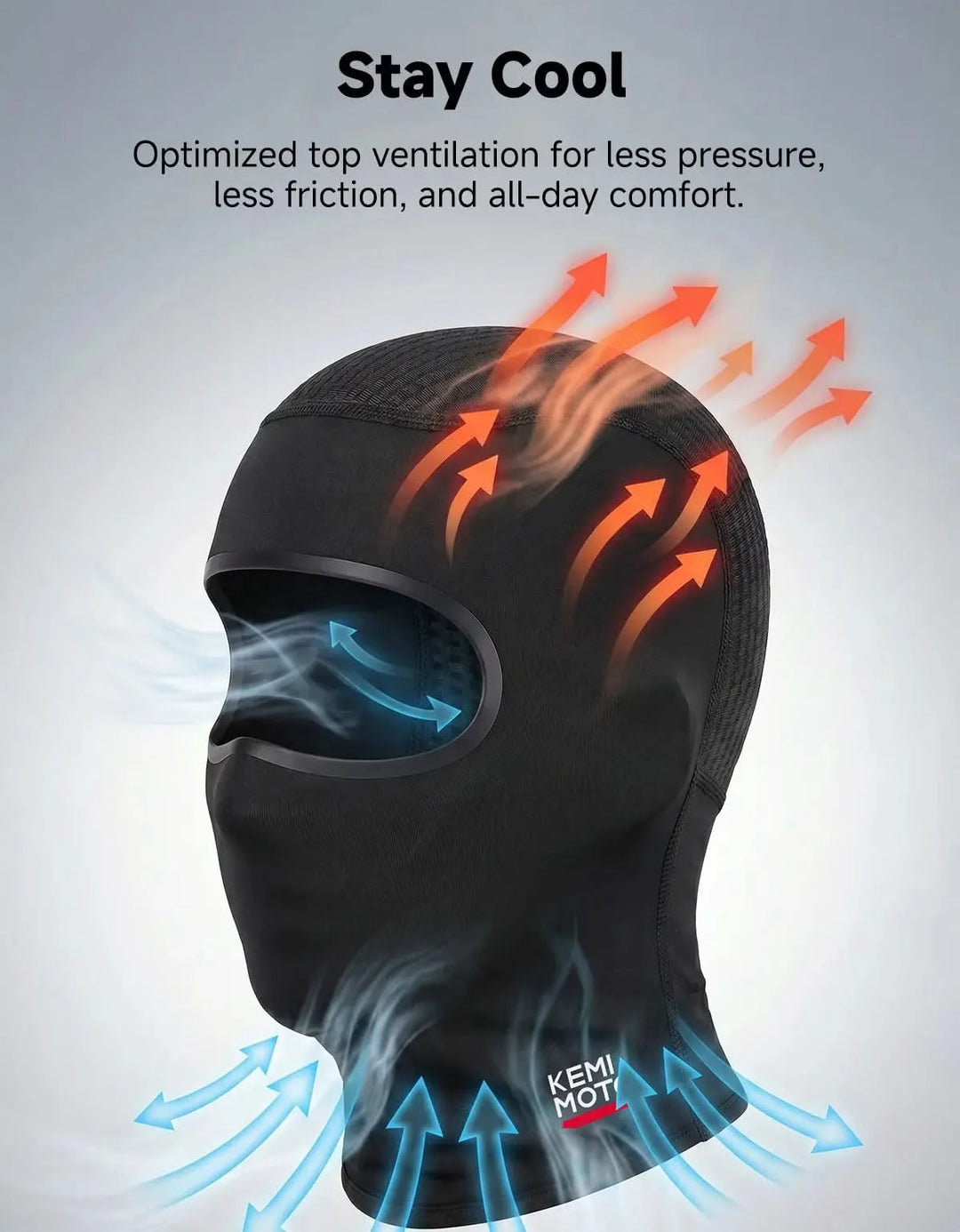 KEMIMOTO Balaclava Face Mask For Motorcycle ATV UTV Cycling
