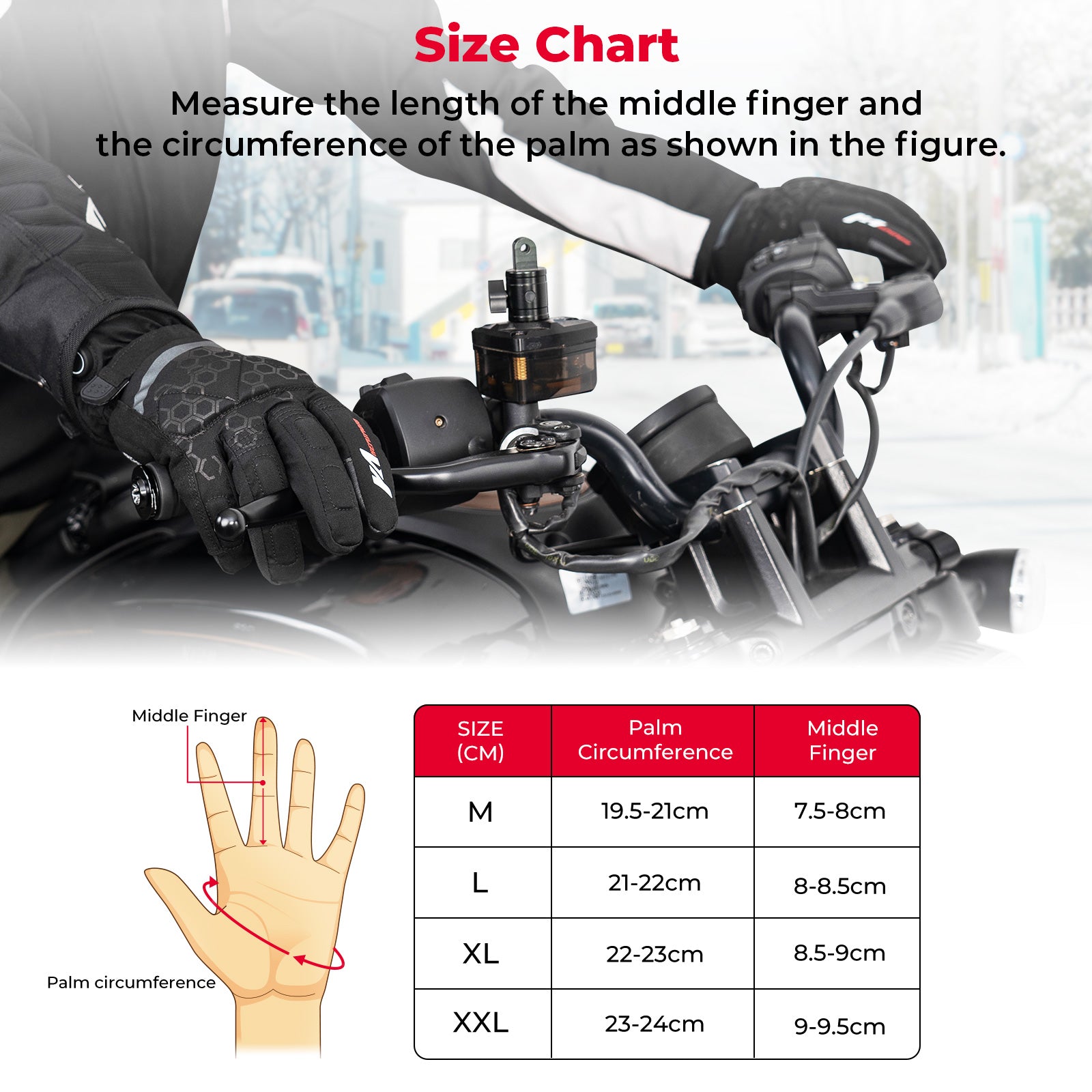 Upgrade Heated Gloves, Winter Heated Gloves with 2500 mAh Battery - Kemimoto