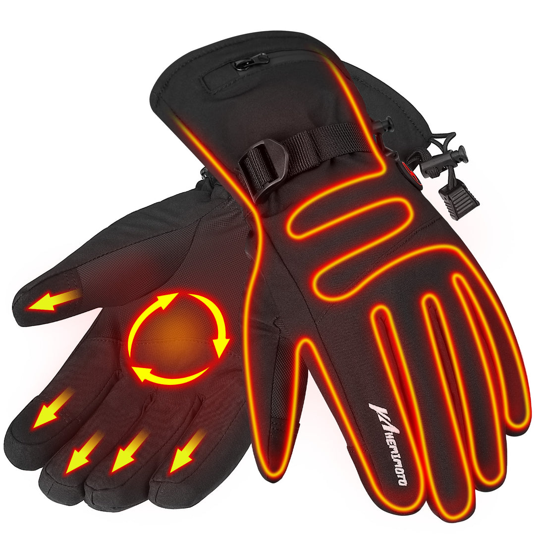 Ice Fishing Rechargeable Waterproof Heated Gloves - KEMIMOTO, L