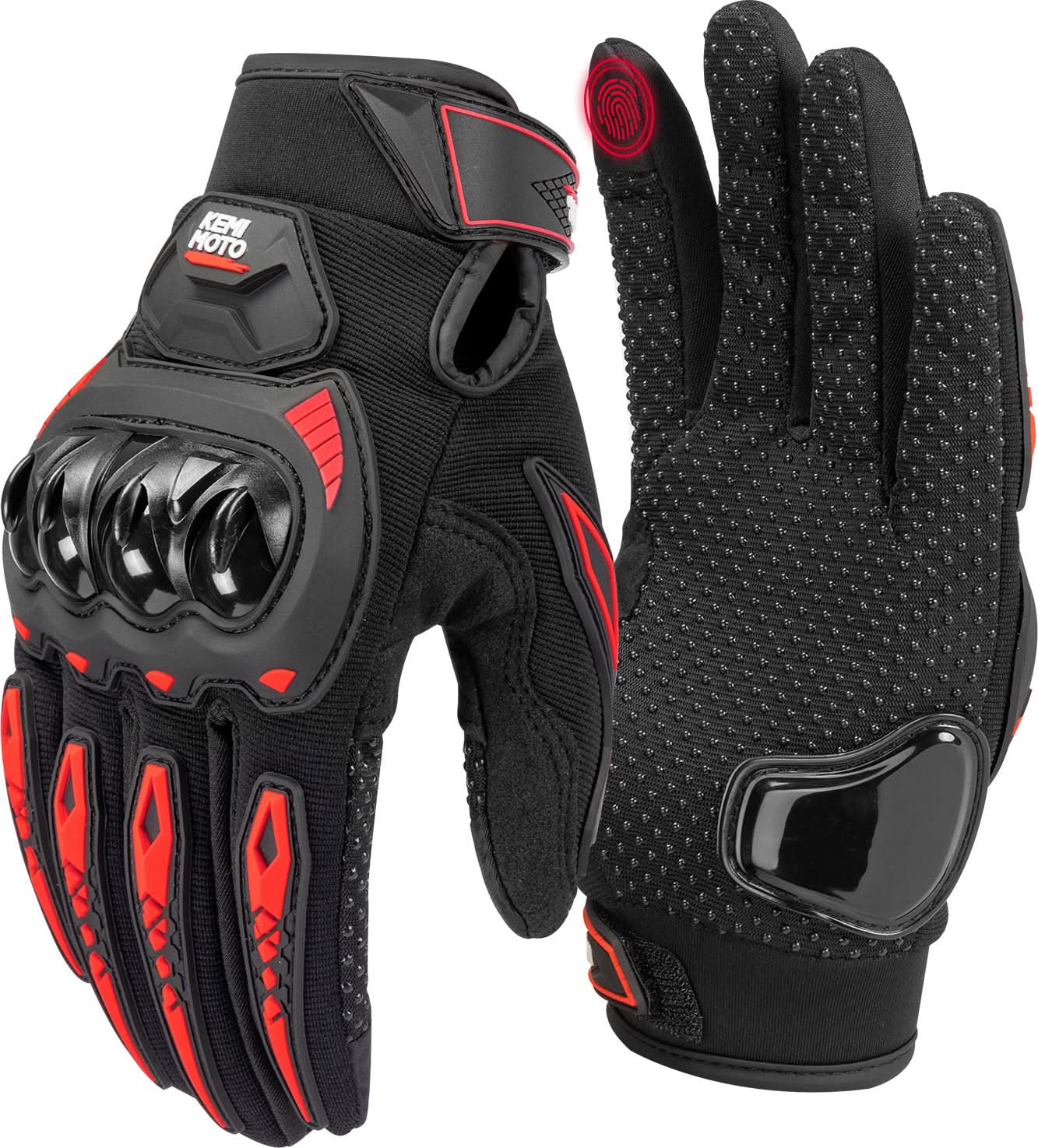 Motorcycle Riding Gloves Touchscreen Anti-Slip For Men Women - Kemimoto