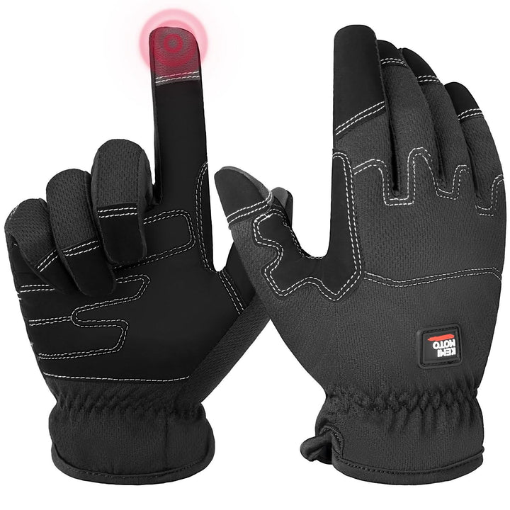 Touchscreen Work Gloves with Padding for Men & Women