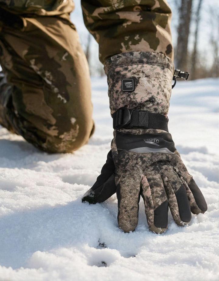 Heated Hunting Gloves Men Women Camo 3 Heat Settings up to 140°F