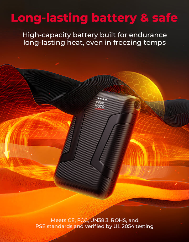 Heated Motorcycle Gloves Men Women 7.4V Battery Waterproof Touchscreen