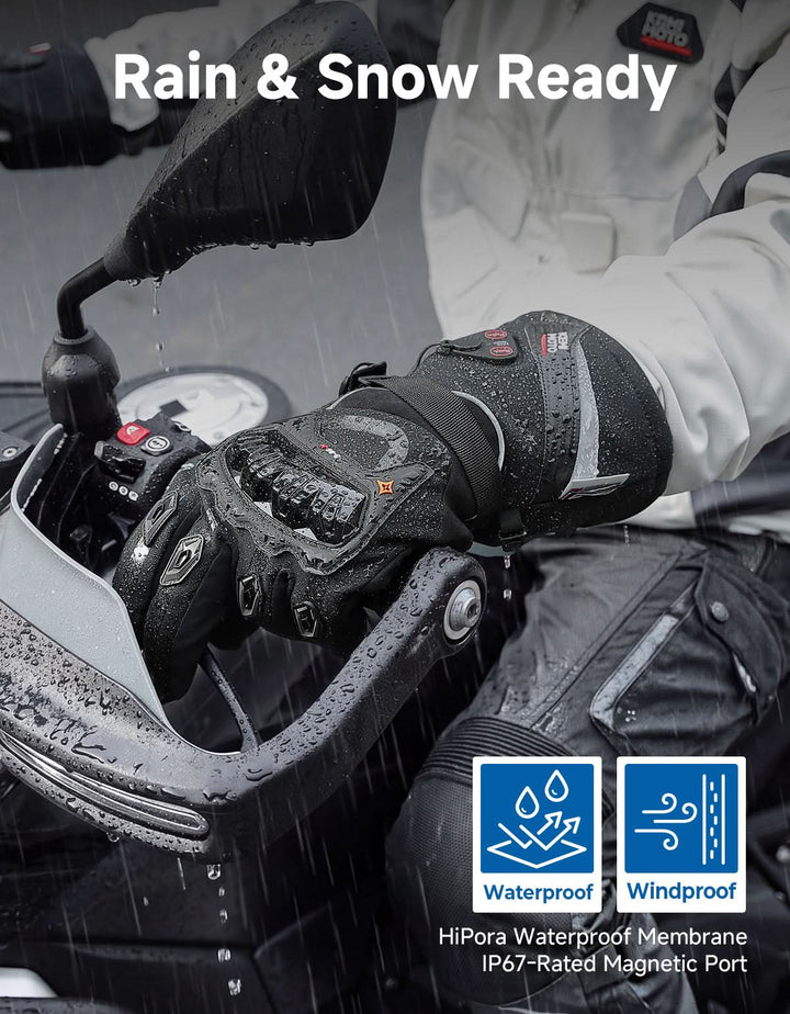 Heated Motorcycle Riding Gloves