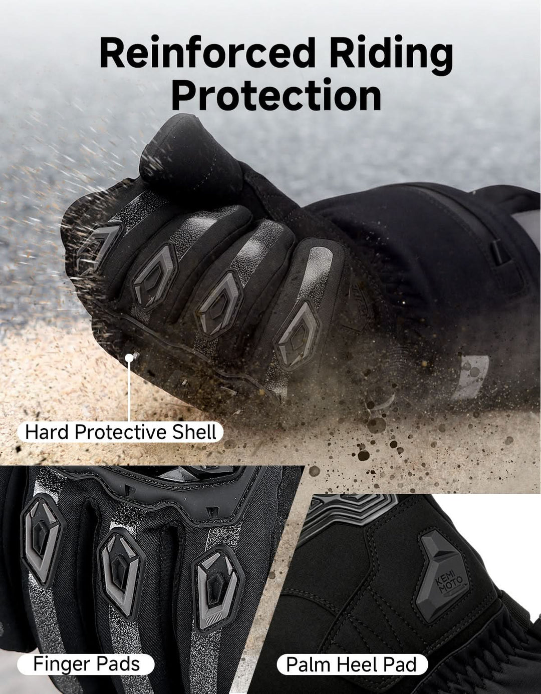 Heated Motorcycle Riding Gloves