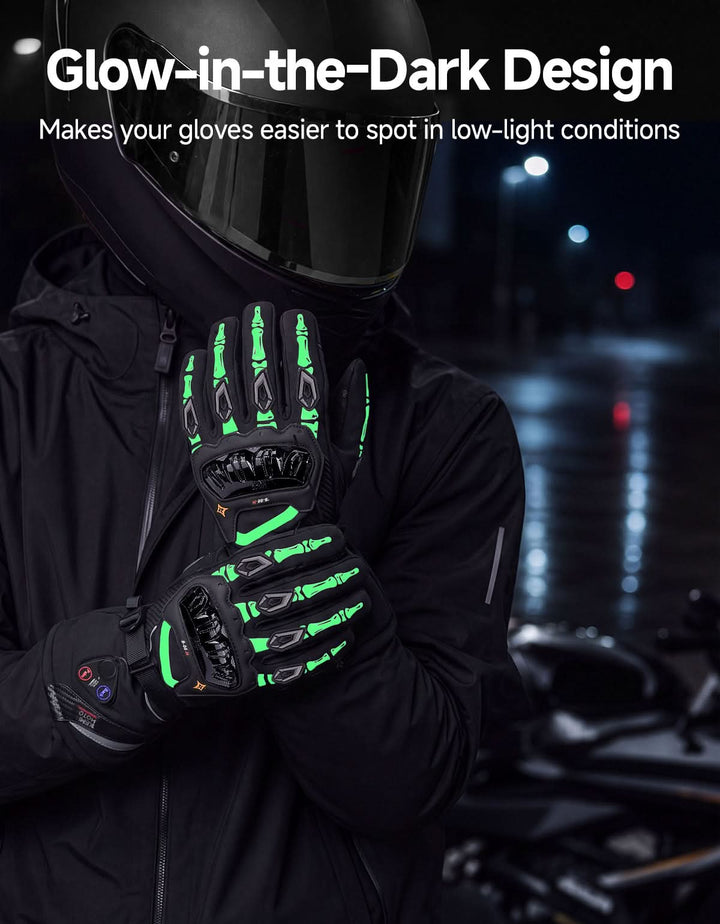Heated Motorcycle Riding Gloves