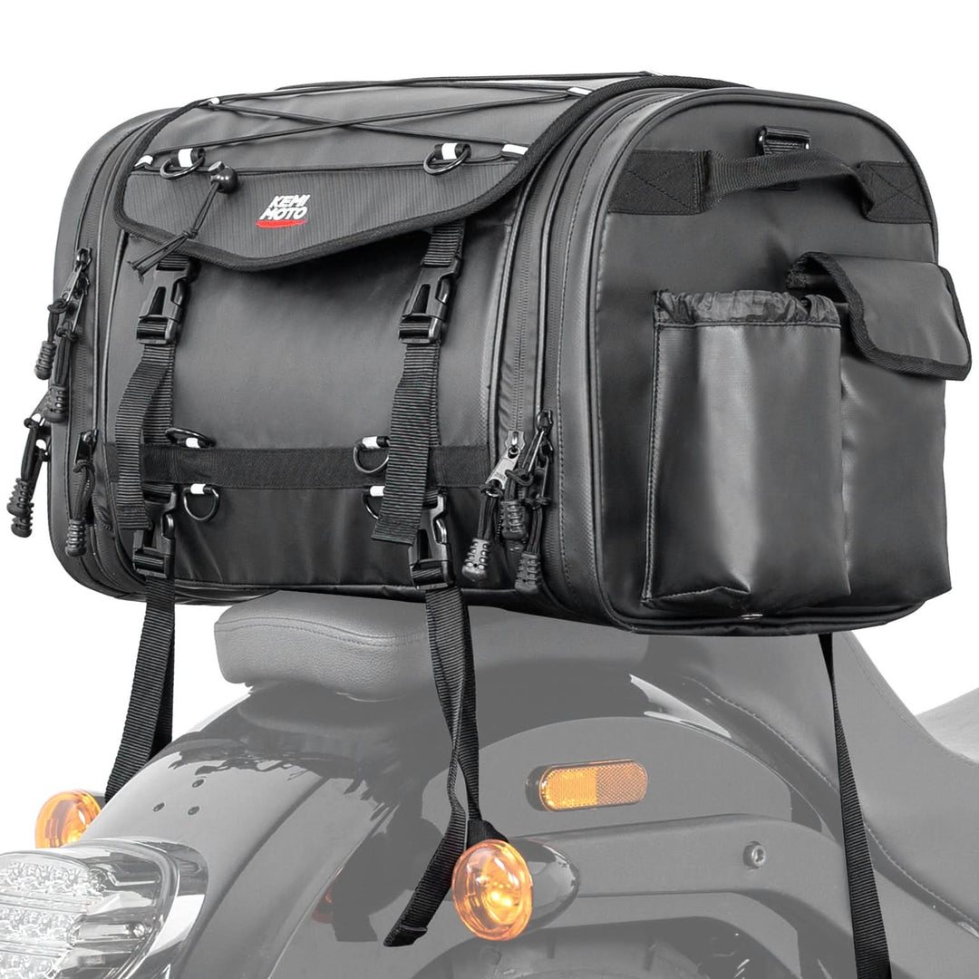 Motorcycle Travel Luggage Bags, 60L - Kemimoto