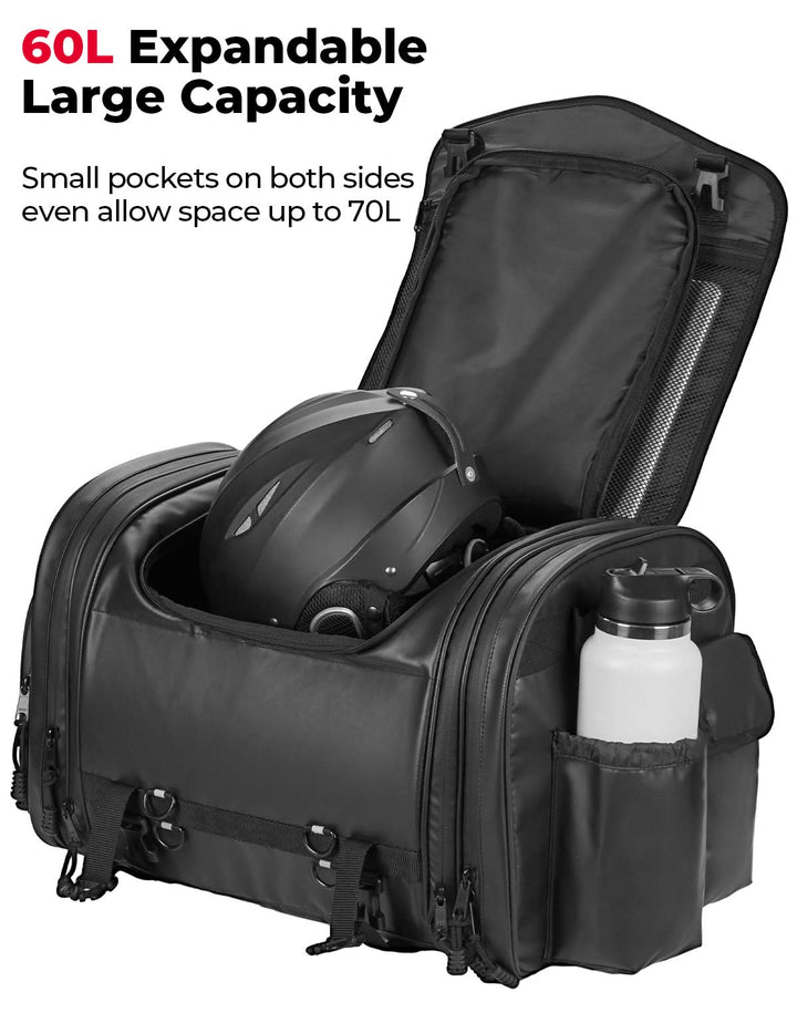 Motorcycle Travel Luggage Bags, 60L - Kemimoto