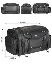 Motorcycle Travel Luggage Bags, 60L - Kemimoto