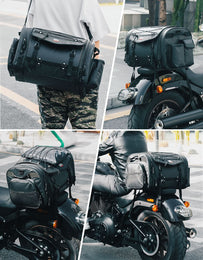 Motorcycle Travel Luggage Bags, 60L - Kemimoto