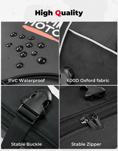 10L Motorcycle Tail Bag, Sports Motorbike Rear Rack Bag - Kemimoto
