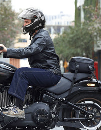 Motorcycle Tail Bag, 7-14L Expandable Motorbike Helmet Bag - Kemimoto