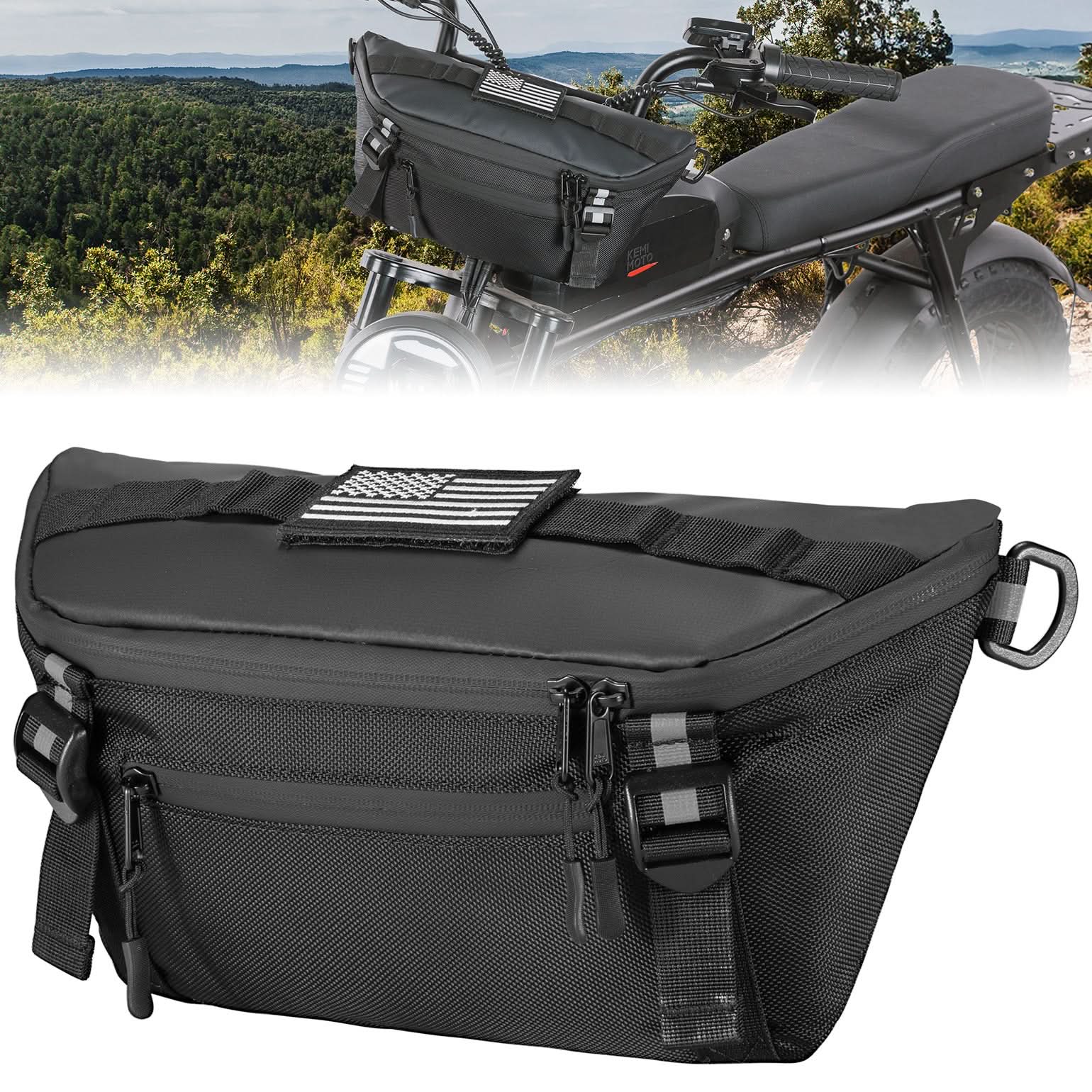 Universal Motorcycle Handlebar Bag for Dirt Bike - Kemimoto