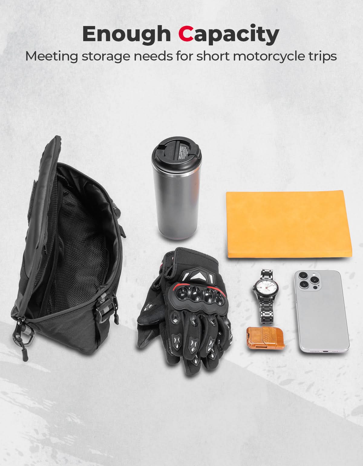 Universal Motorcycle Handlebar Bag for Dirt Bike - Kemimoto