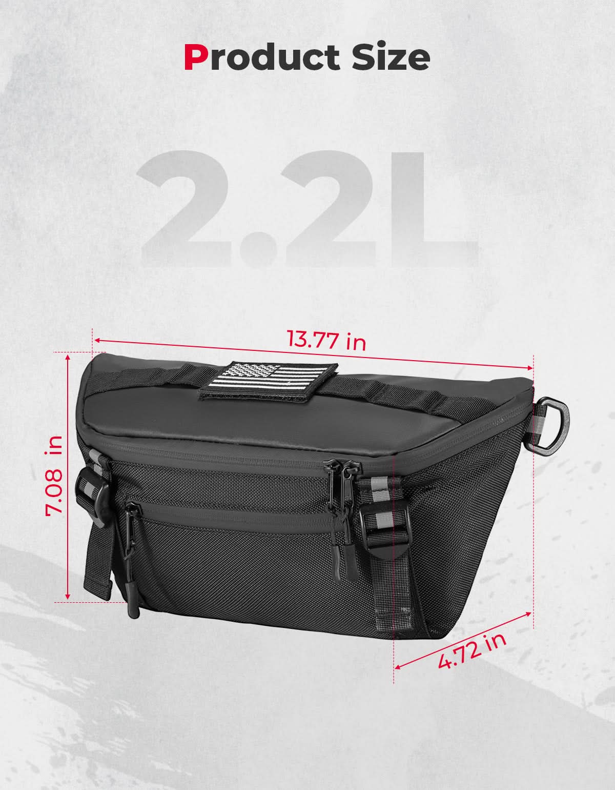 Universal Motorcycle Handlebar Bag for Dirt Bike - Kemimoto