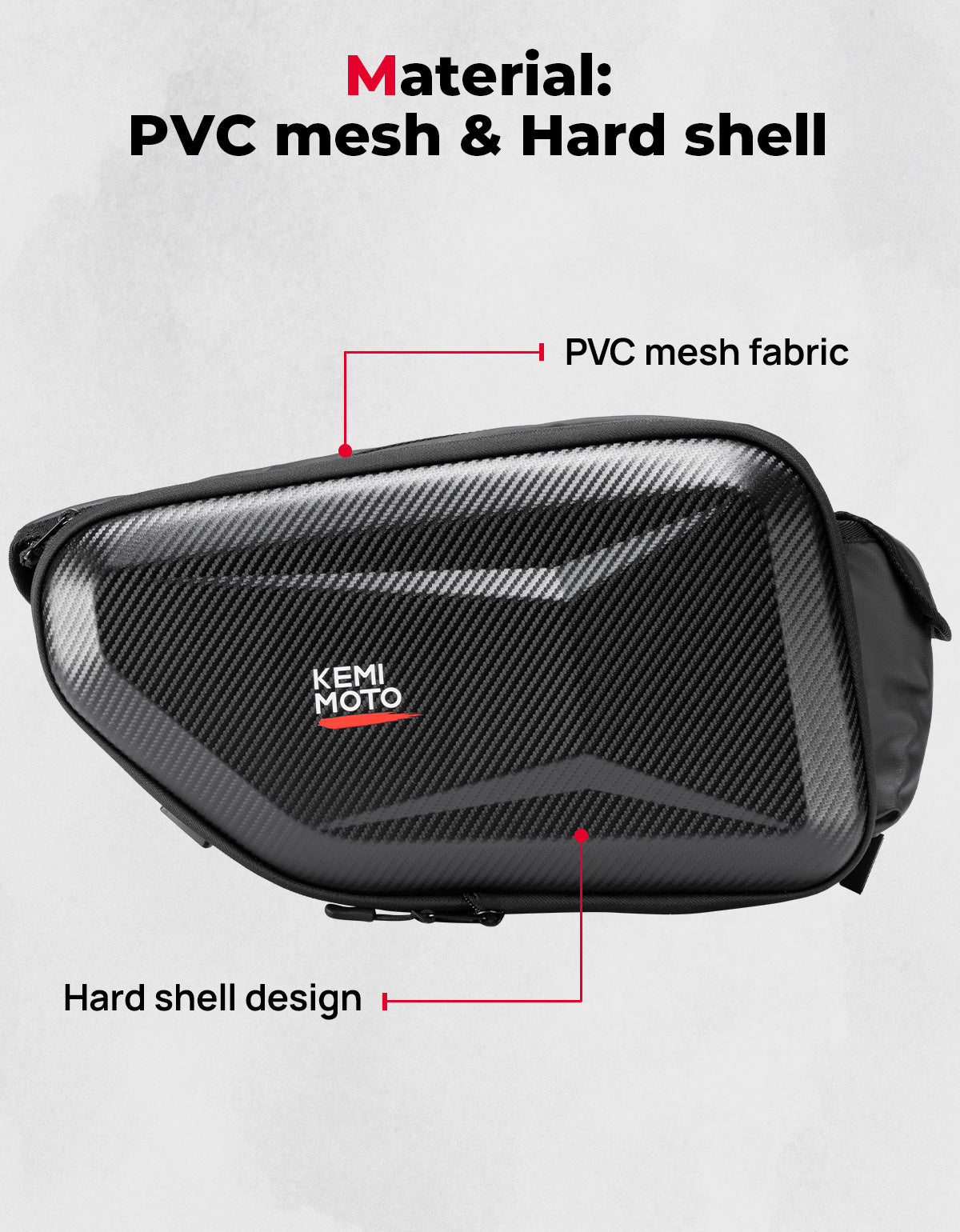 Motorcycle Hard Extendable Saddlebags for Grom Navi 2022-2025 - Kemimoto