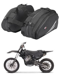 Motorcycle Saddlebags with Rain for Dirt Bike - Kemimoto
