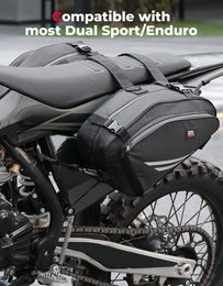 Motorcycle Saddlebags with Rain for Dirt Bike - Kemimoto