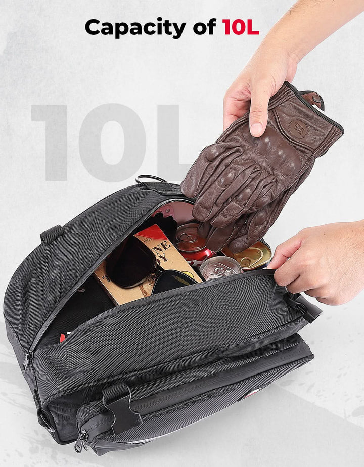 Motorcycle Saddlebags with Rain for Dirt Bike - Kemimoto