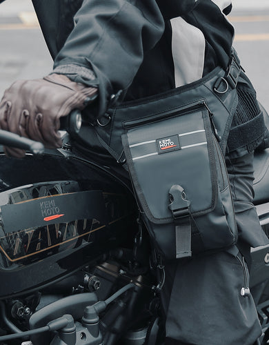 Motorcycle Leg Bag, 2.3L Capacity - Kemimoto
