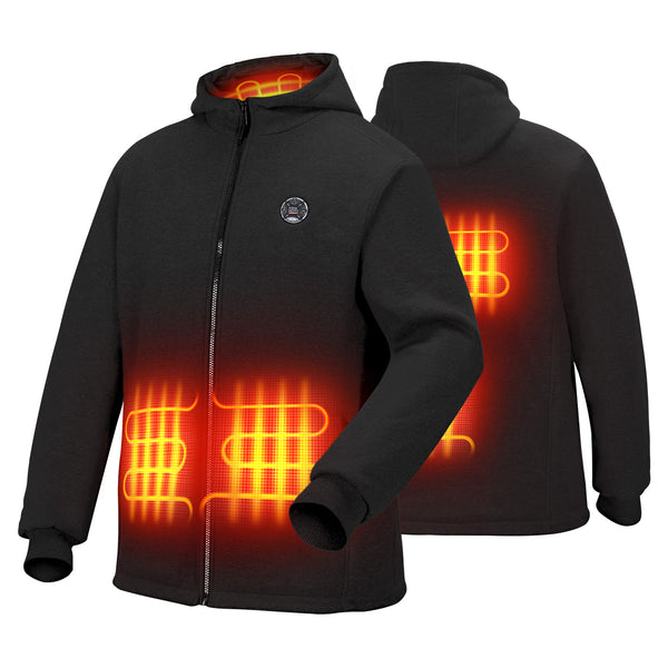 Heated Hoodie with 12V Battery Pack - Kemimoto