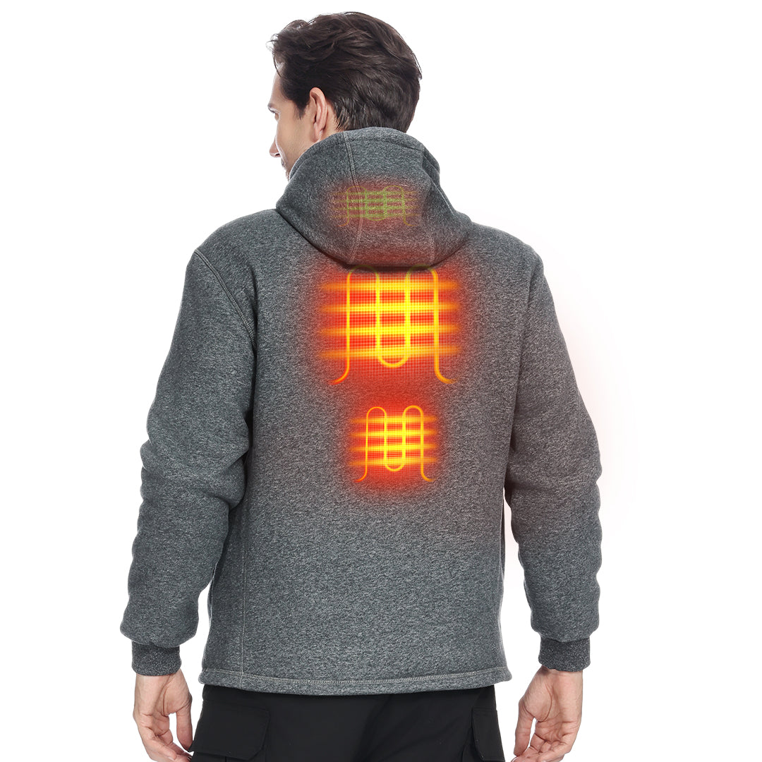 Heated Hoodie with 12V Battery Pack - Kemimoto