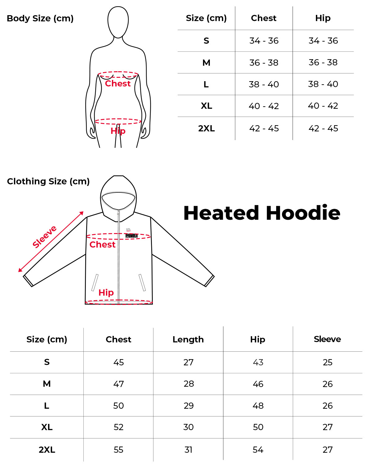 Heated Vest with App Remote Control & Heated Hoodie - Kemimoto