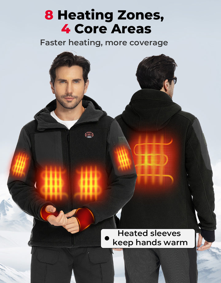 Heated Jacket with 12V 20000mAh Battery Pack - Kemimoto