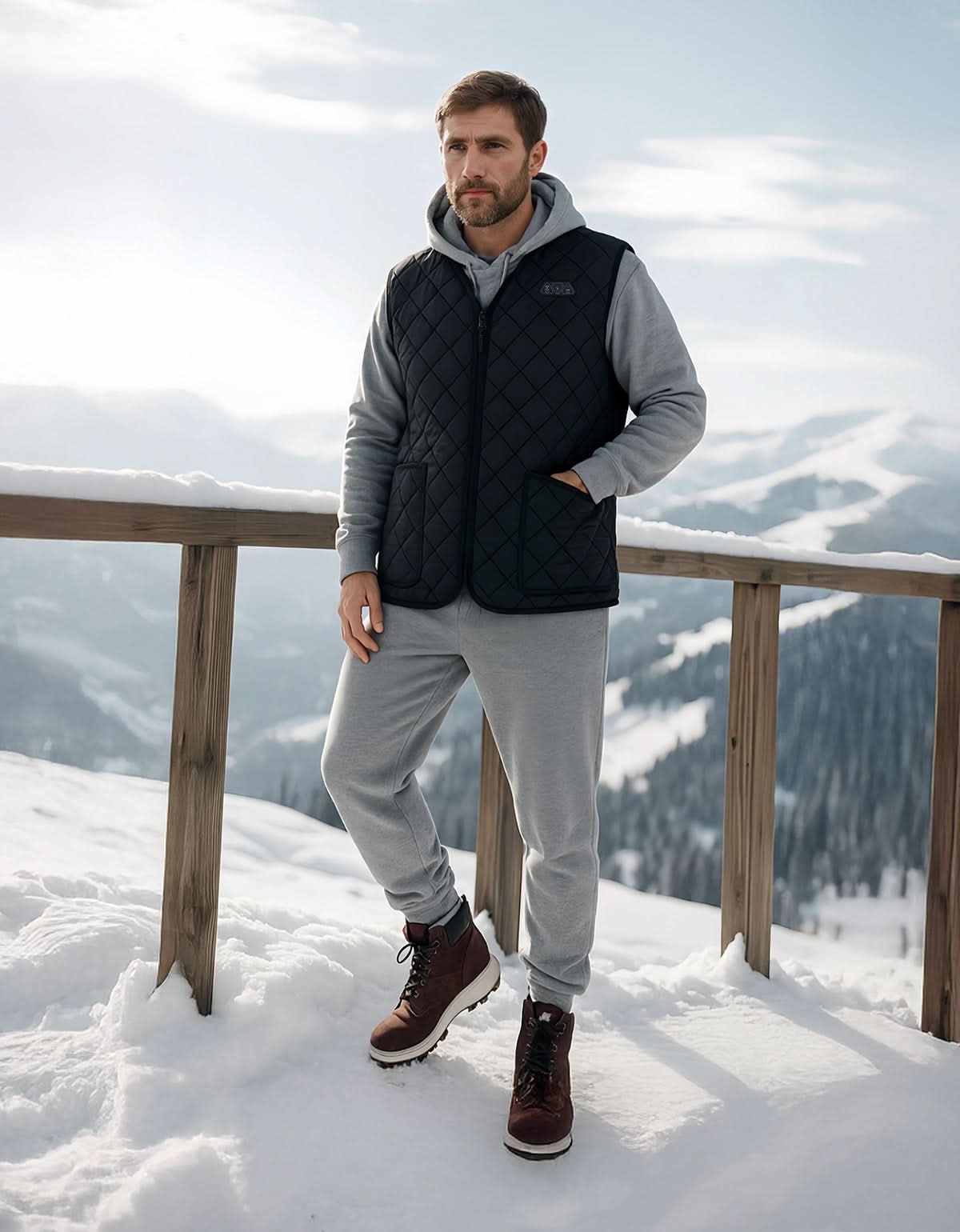 Fashionable Heated Vest for Men