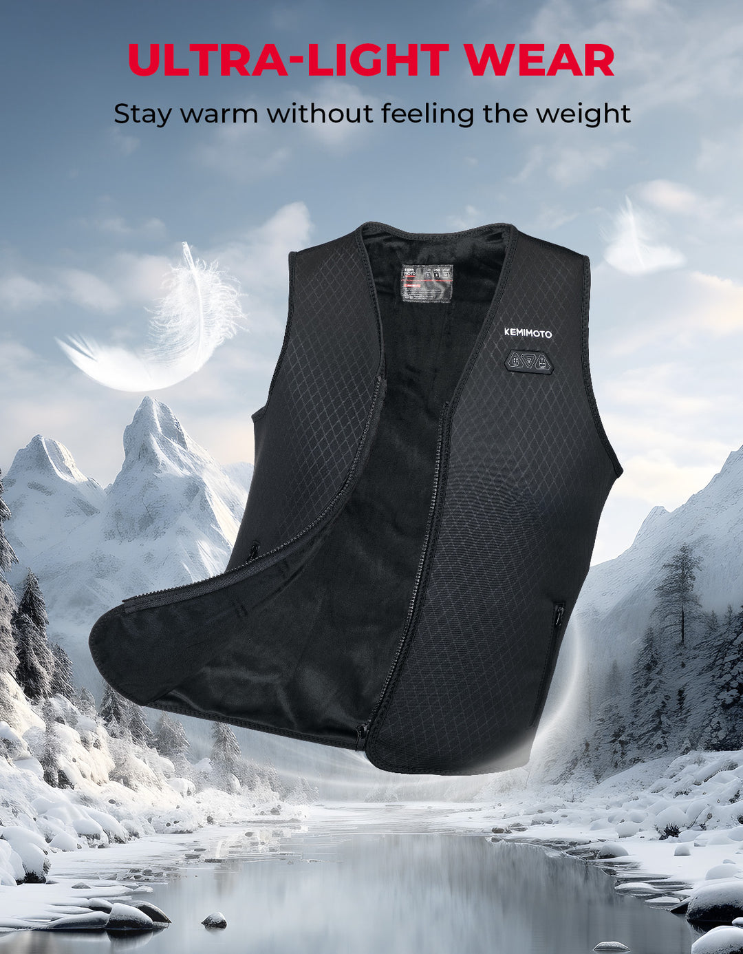 Women’s 6-Zone Heated Vest （Battery Not Included）