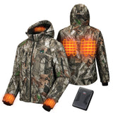 Chaqueta de caza térmica de camuflaje
