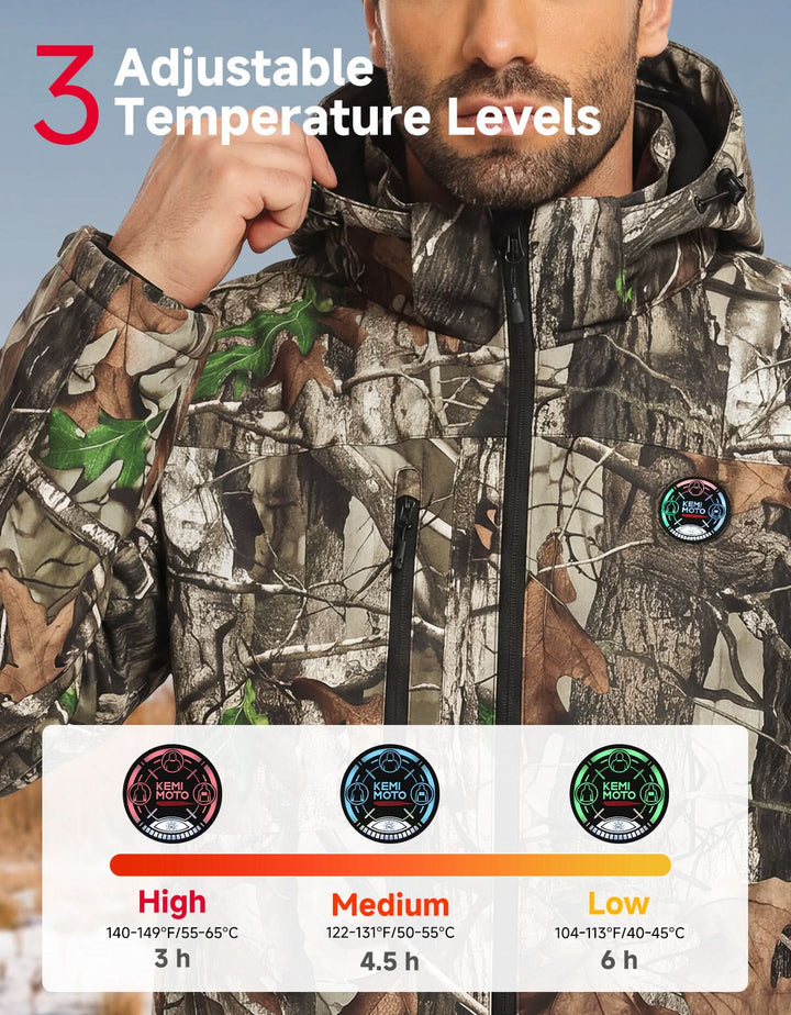 Camo Hunting Heated Jacket
