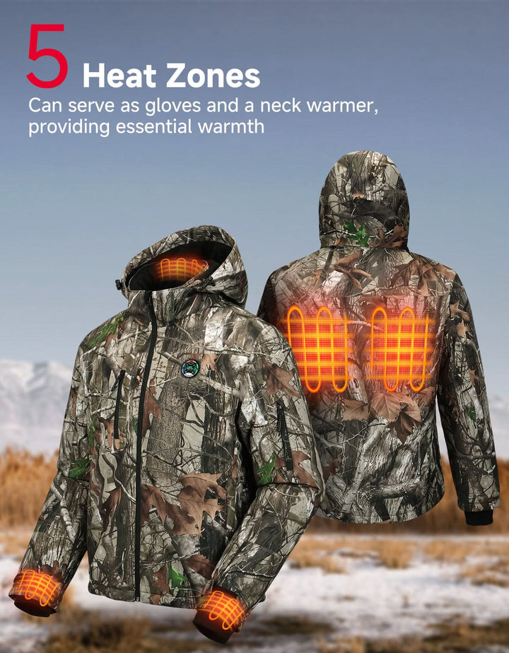 Camo Hunting Heated Jacket