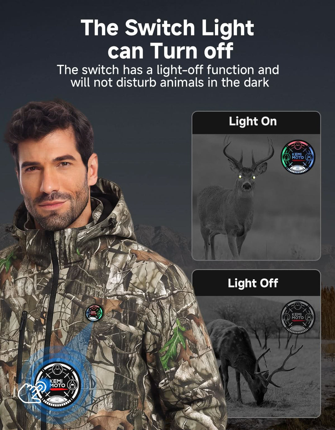 Camo Hunting Heated Jacket