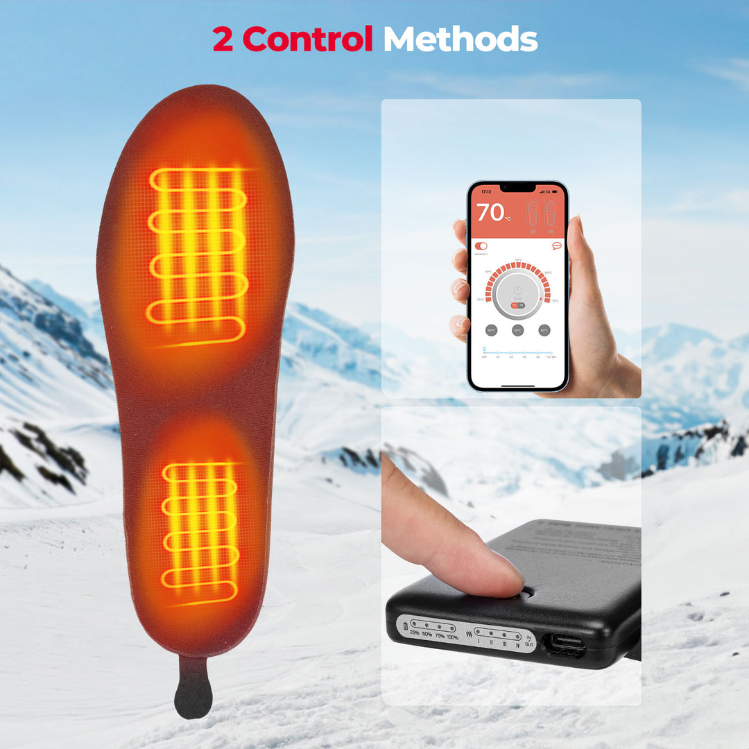 Heated Insoles for Men and Women - Kemimoto