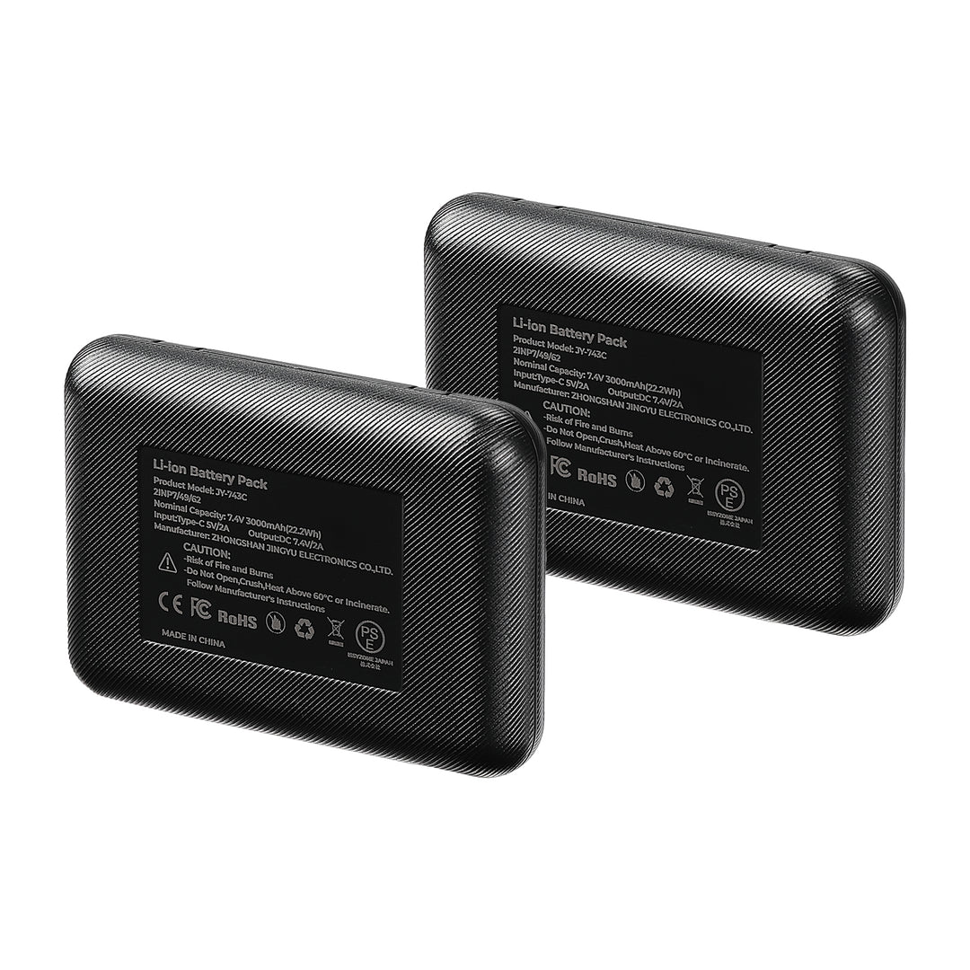 Rechargeable Battery 7.4V 2500mAh for Heated Gloves - Kemimoto