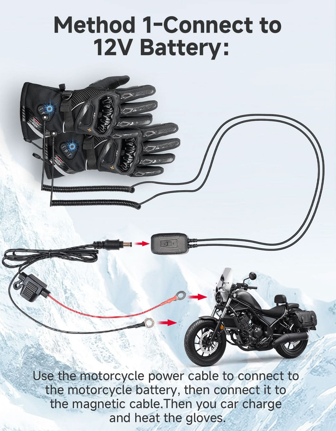 Charging Cable for Heated Gloves