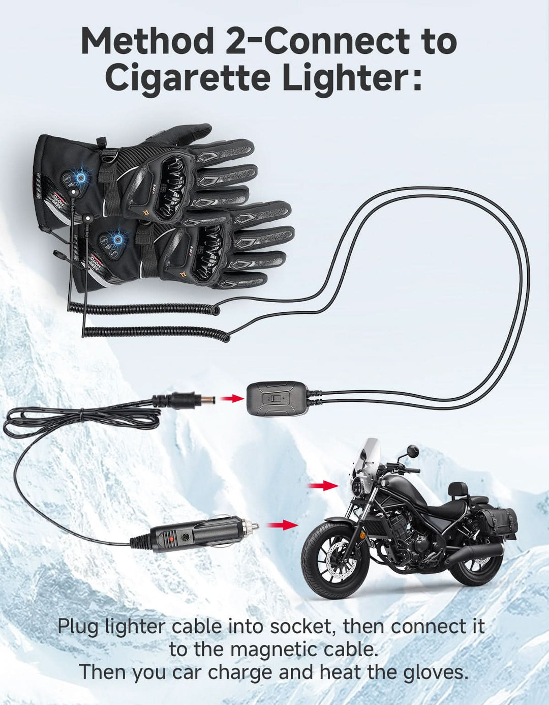 Charging Cable for Heated Gloves