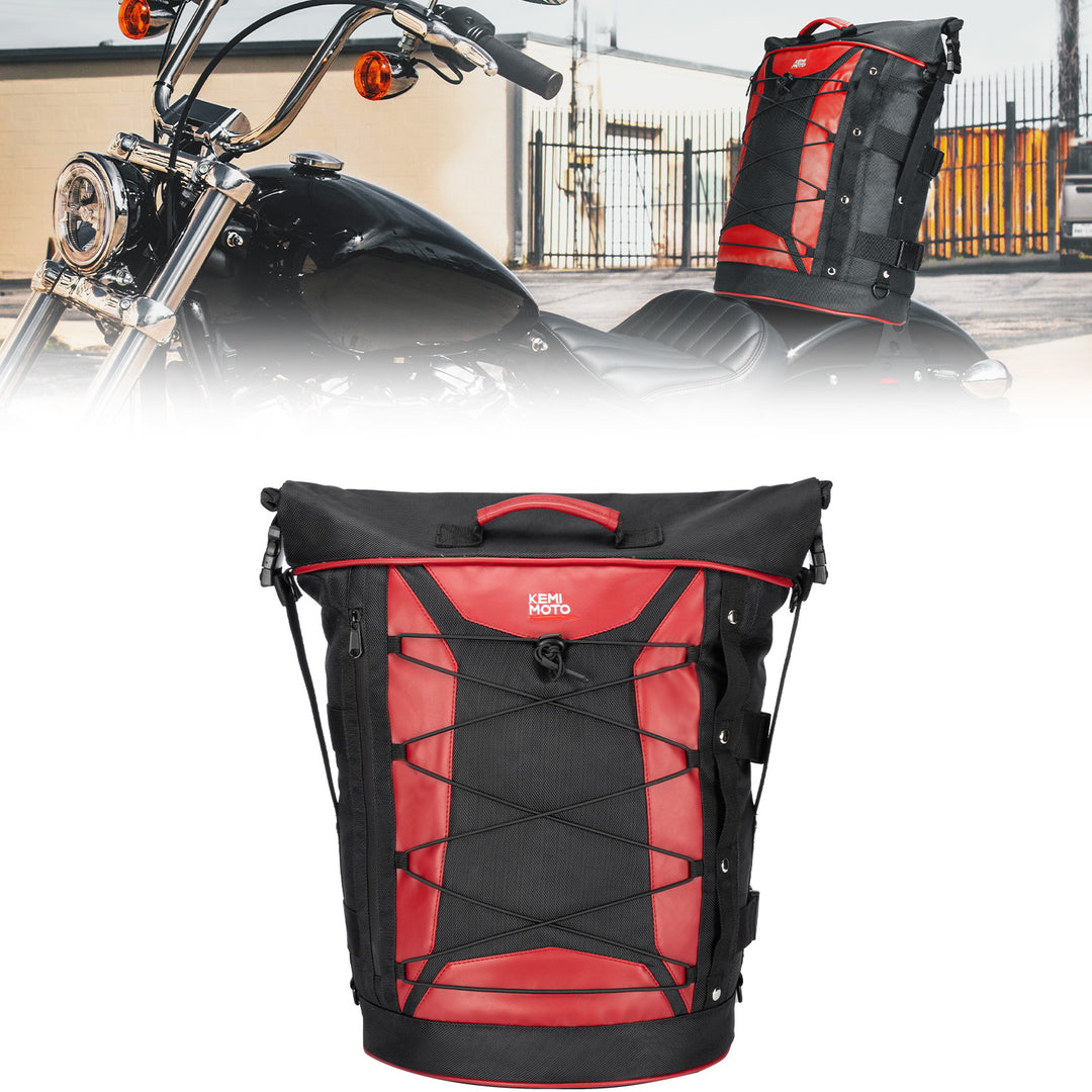 Motorcycle 30L Travel Backpack for Sportster Softail Dyna Touring - Kemimoto