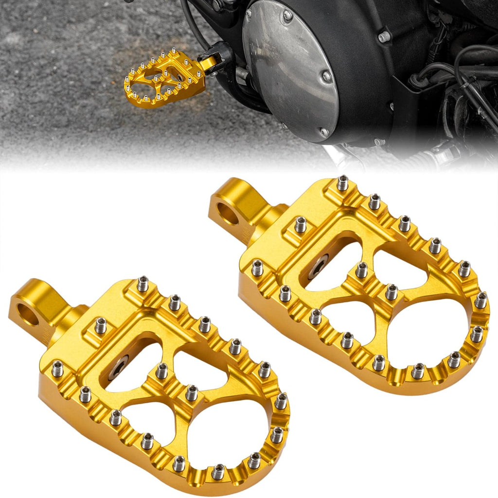 Custom Motorcycle Foot Pegs Foot Pegs Pedal Motorcycle Footrest Foot Pegs Gear Shift Brake Pedals Shifter Pegs For Ha&rley Touring Dyna Softail Sportster XL883 1200 Models Twisted Throttle Foot Pegs - Foto 2