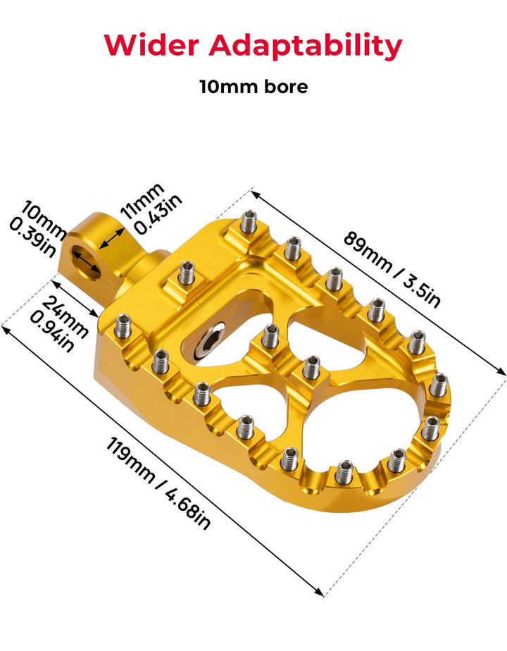 Foot Pegs for Dyna 1993-2017, Sportster 2000-2017, Iron 883 2009-2017 - Kemimoto