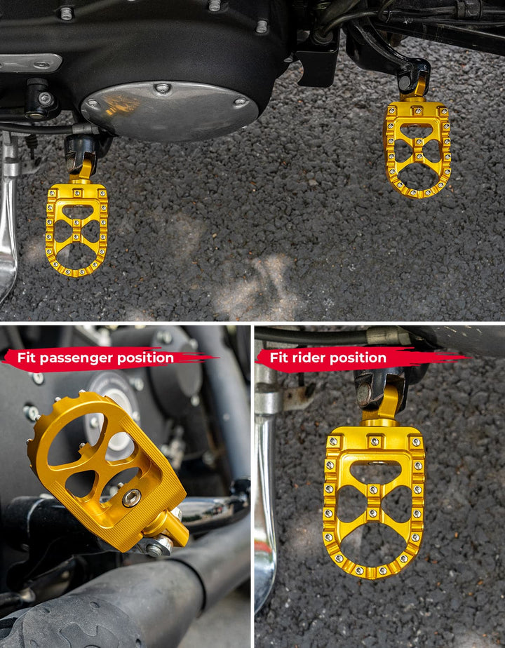 Foot Pegs for Dyna 1993-2017, Sportster 2000-2017, Iron 883 2009-2017 - Kemimoto