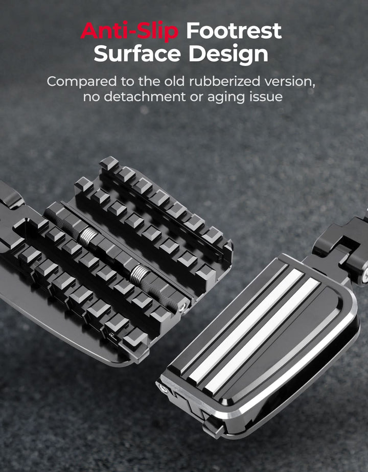 CNC Highway Pegs For 1.25" Motorcycle Engine Guard