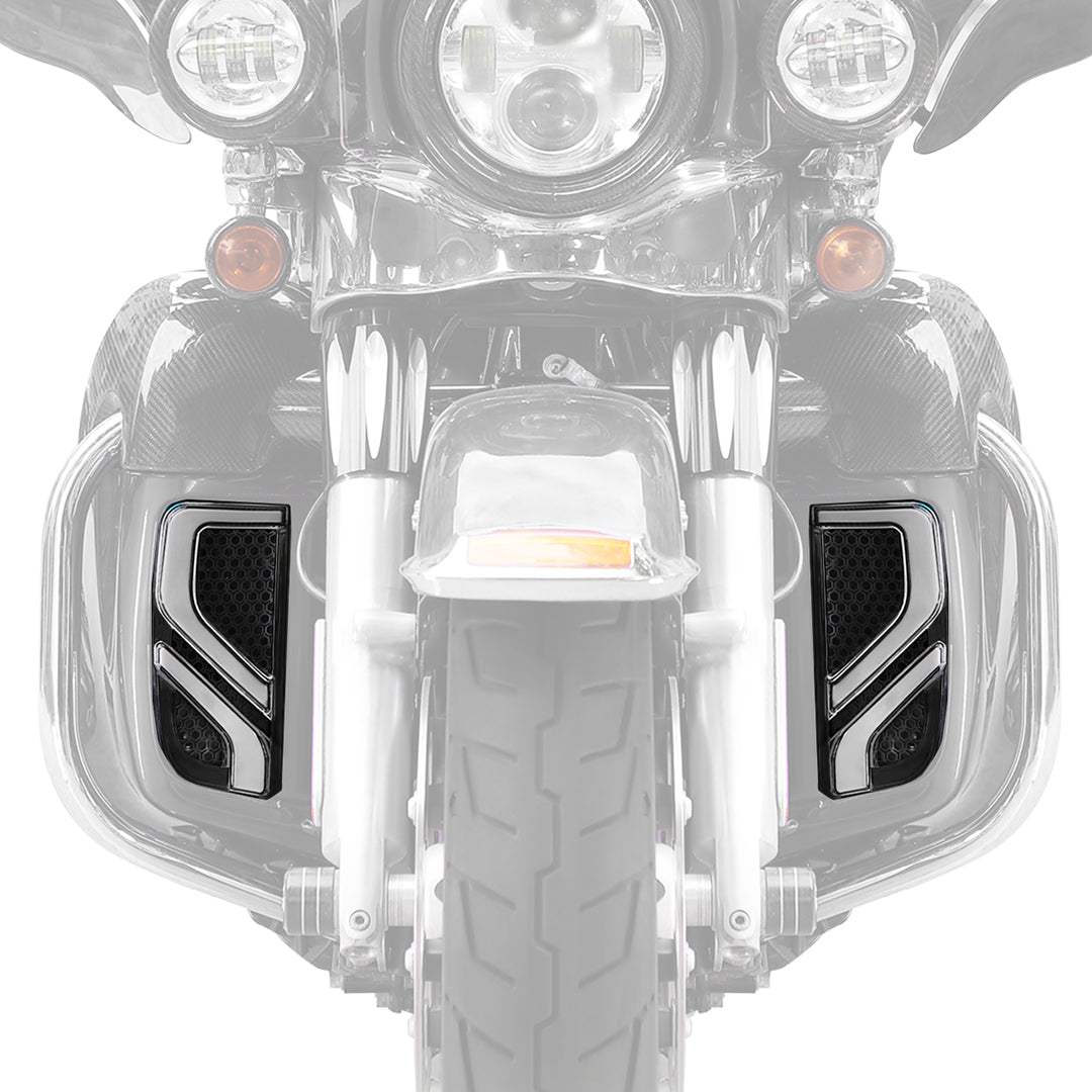 Kemimoto Motorrad Hitzeschild Leder Seitens attel Hitzeschild Deflektor  Universal für Yamaha für Touring Softail Zubehör - AliExpress