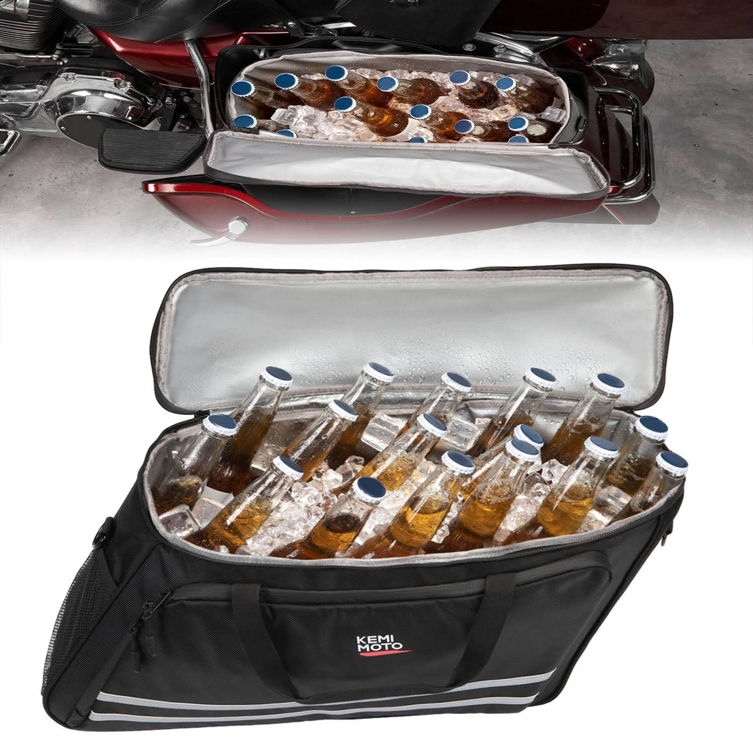 Upgrade Leakproof Saddlebag Cooler for Touring Road Glide Street Glide Road King - Kemimoto