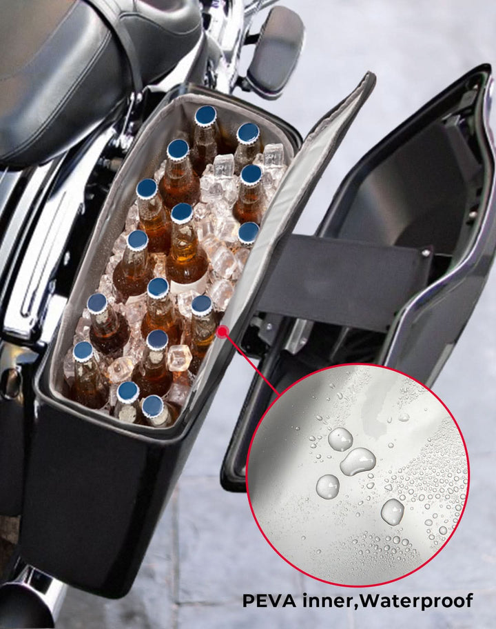 Upgrade Leakproof Saddlebag Cooler for Touring Road Glide Street Glide Road King - Kemimoto