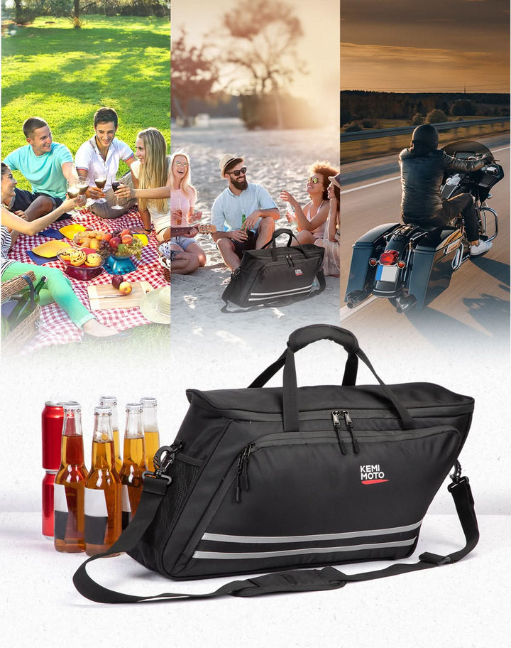 Upgrade Leakproof Saddlebag Cooler for Touring Road Glide Street Glide Road King - Kemimoto