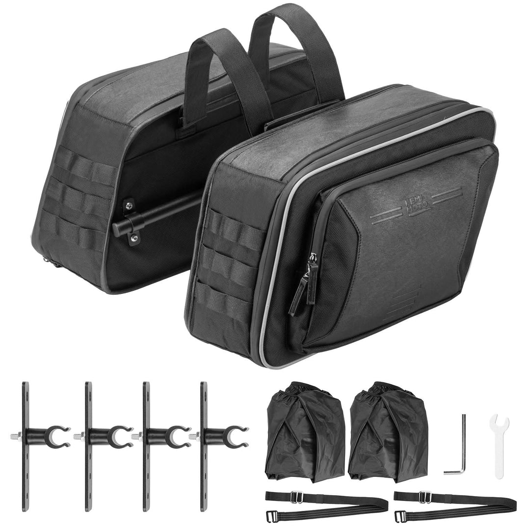 Expandable Saddlebags For Motorcycle Cruiser