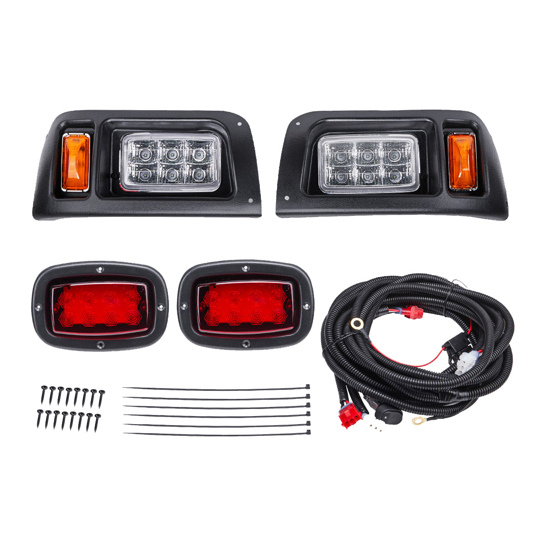 12V LED Headlight & Tail Light Kit for Gas & Electric Forfor Club Car