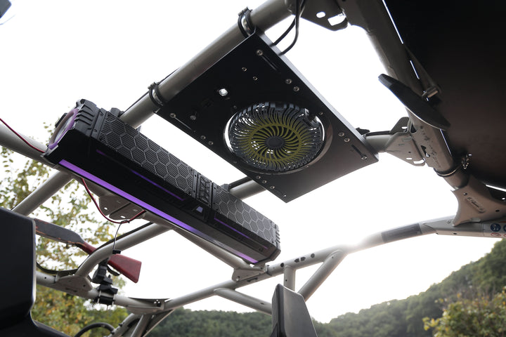 Single Overhead Fan for UTV with 34-51 inch Roof Width for Polaris Can-Am